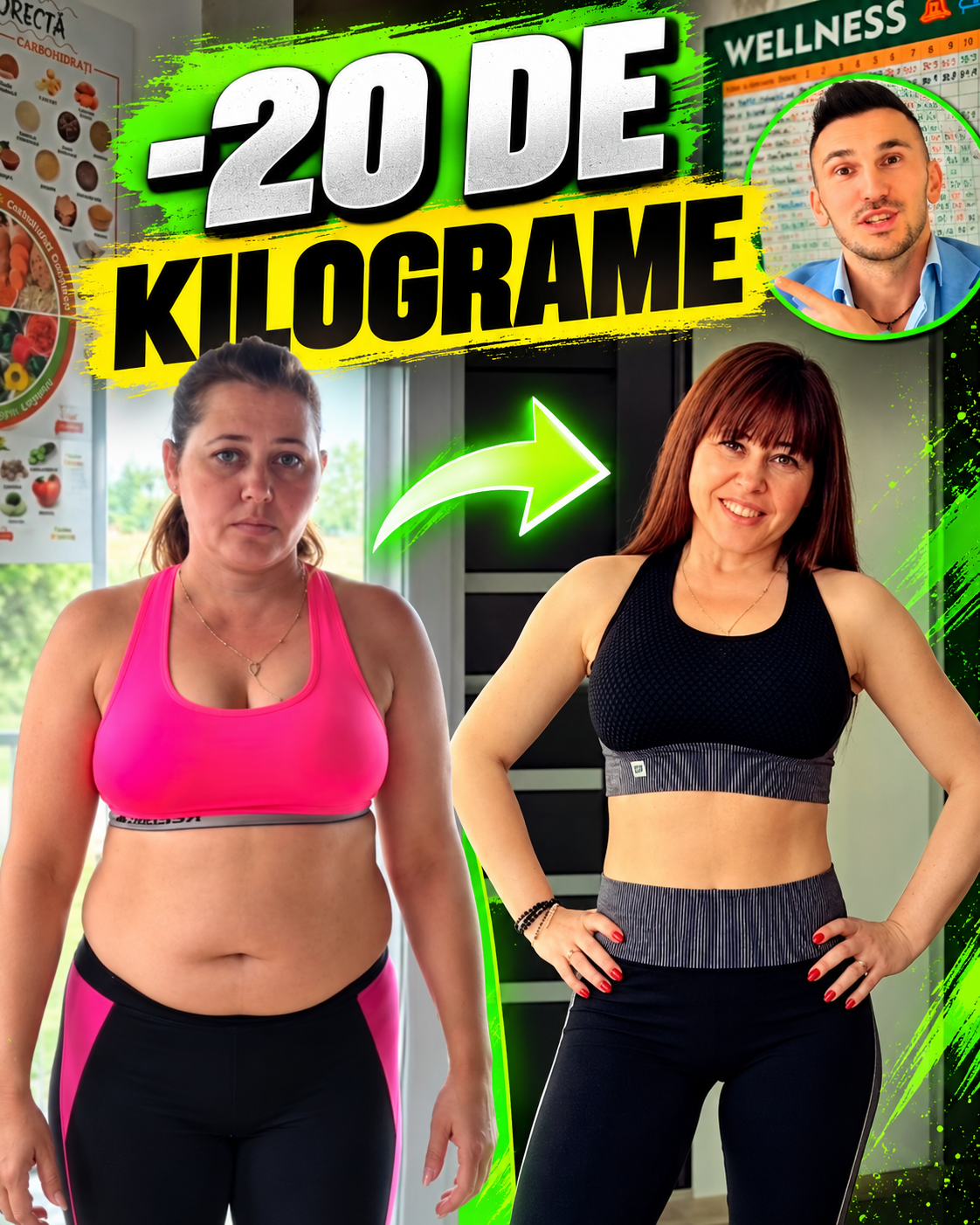 Andreea — Andrea a slăbit 20 de kilograme pentru că fiul ei i-a dat motivația de care avea nevoie. Se îmbrăcau la fel, dar a venit momentul în care ea nu mai încăpea în hainele în care se îmbrăca fiul ei… Atunci a înțeles că trebuie să schimbe ceva. Nu doar pentru ea, ci și pentru copilul ei. ❤️ Uneori, copiii noștri ne dau cel mai puternic motiv să devenim cea mai bună versiune a noastră! 💚